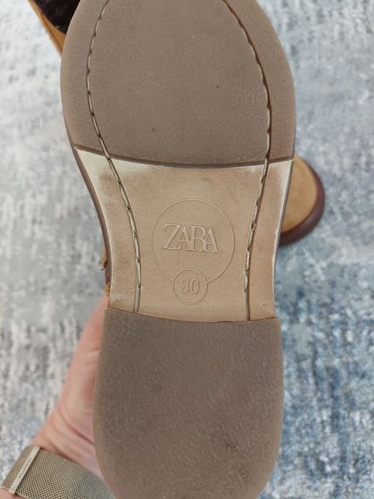 Ghete Zara piele, marime 30