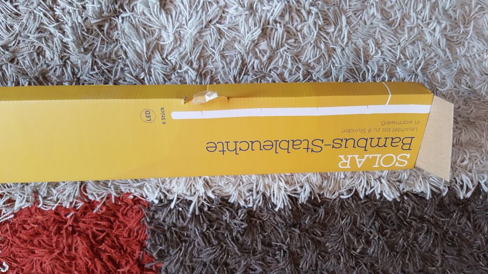 Vand fire bambus cu leduri