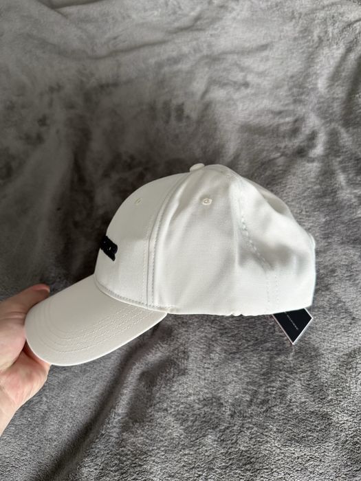 Tommy Hilfiger Monotype canvas sapca unisex  alba logo negru noua