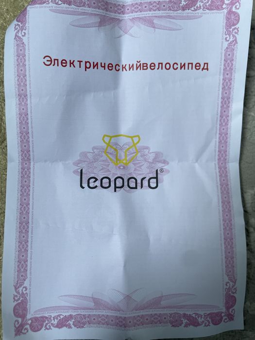 Электровелик Geopard