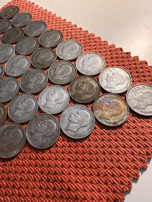 СРЕБЪРНИ монети 100 лева 1930-34-37 година