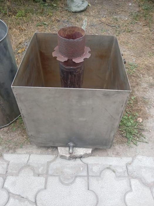 Бак для бани нержавейка 100 л.
