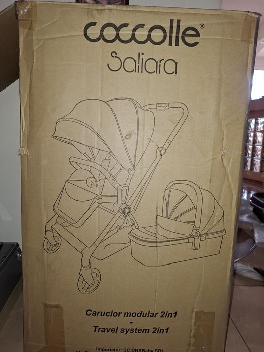 Cărucior 2 în 1 , stare bună , coccolle