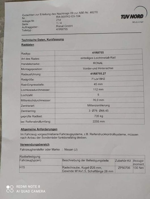 НОВА ЦЕНА-Гуми с джанти 235/50 R 18