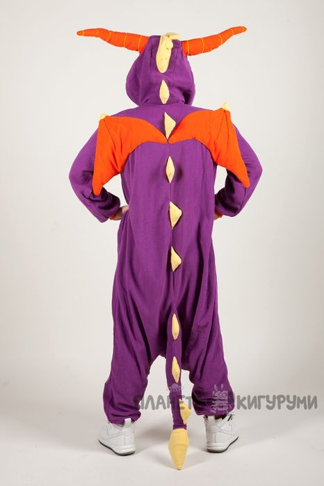 Кигуруми дракон фиолетовый