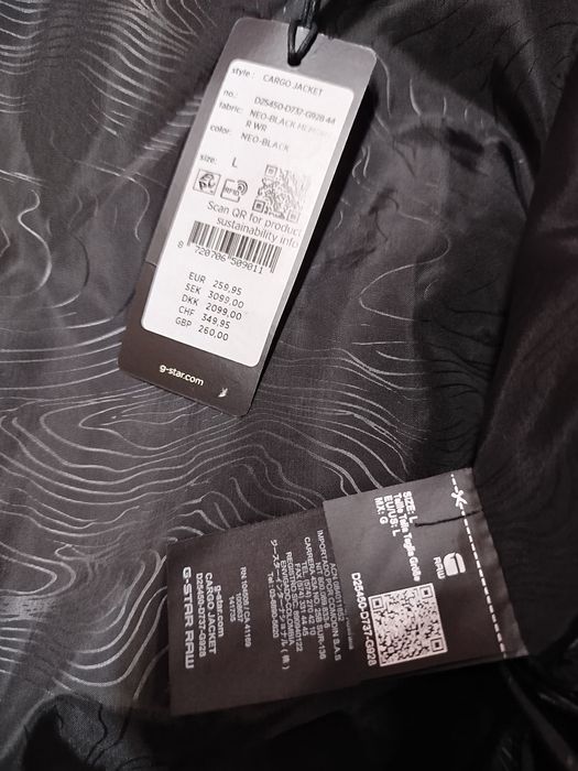 Оригинално яке G-Star Raw Cargo S , L , XL  ново мъжко черно карго