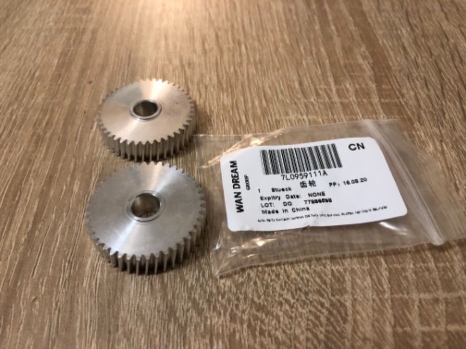 Kit reparație pinion/motoras aluminiu scaun reglare pe inaltime 42 dinti Audi, Vw, Touareg, Cayenne, NOI