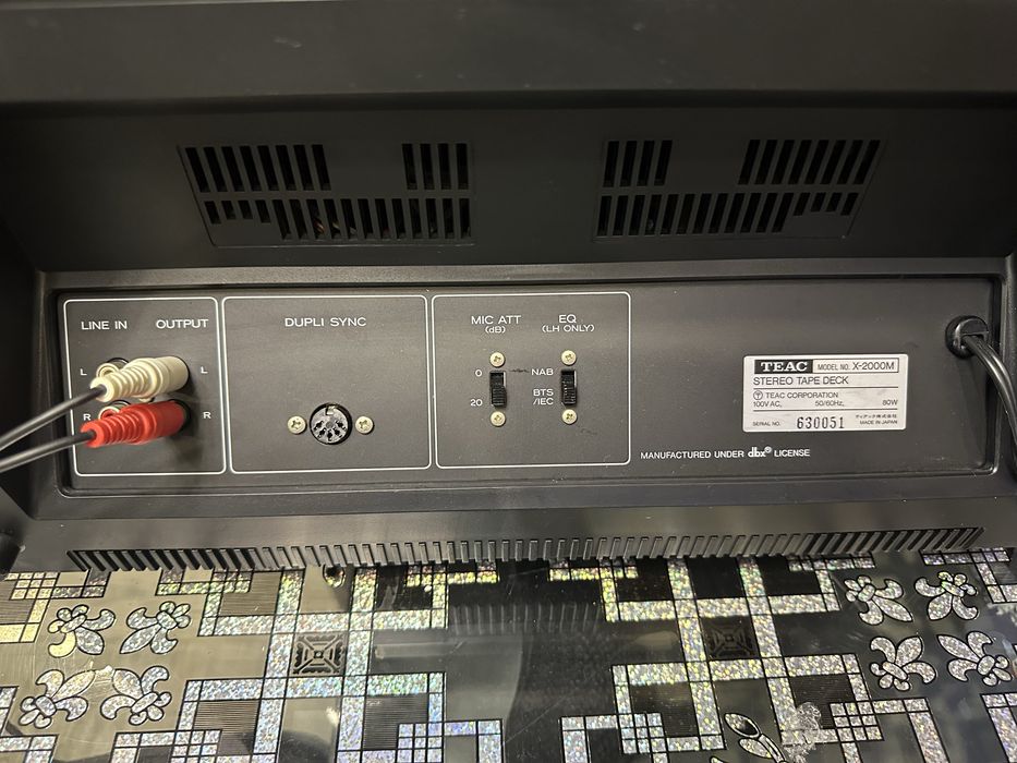 OFERTA Magnetofon TEAC X2000M  in stare perfecta cu naburi si role