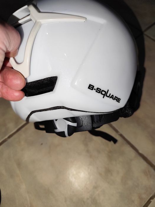 Casca schi ski adulti dama  B quare alba, ca noua L