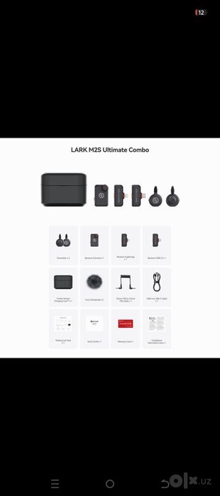 Hollyland LARK M2S Wireless Microphone — Ultimate Combo