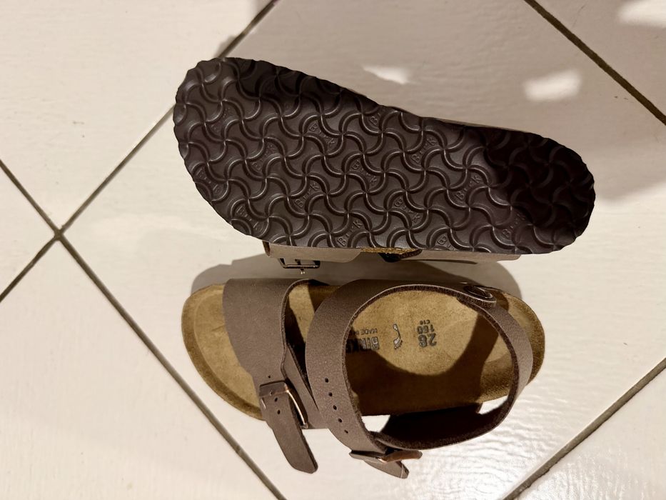 Детски сандали Birkenstock Kids New York BS в цвят Mocha, номер 28