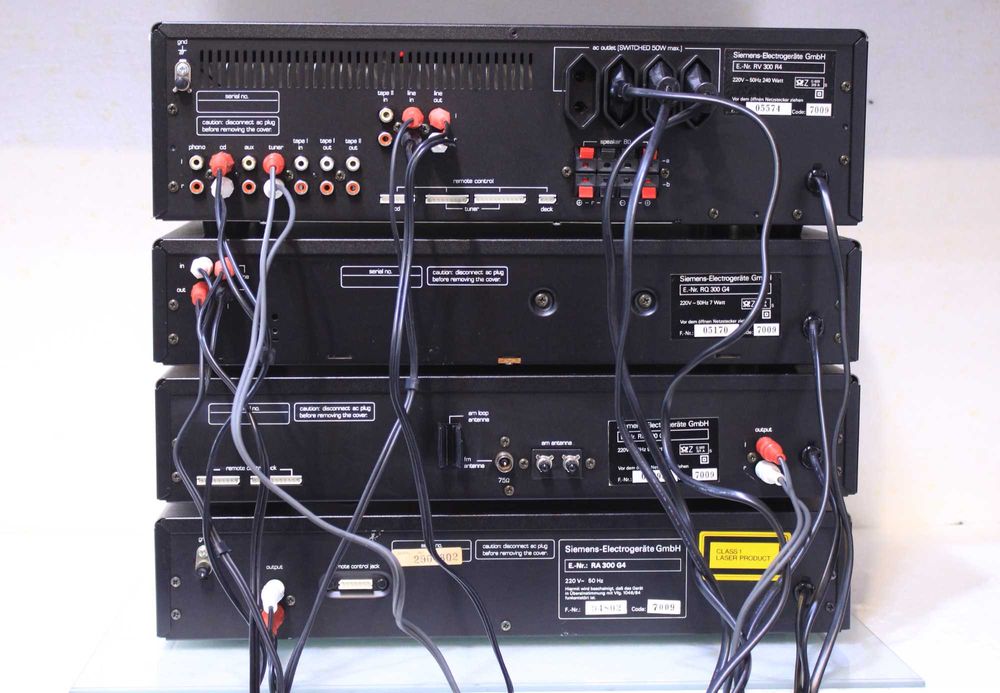 Linie audio Siemens,Amp,Cd,EQ,Tuner,2x40W.
