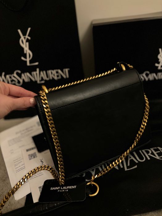 Geantă/Poșetă Yves Saint Laurent Sunset Shoudler Bag 22x15x9