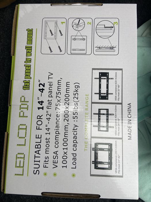 Кронштейн для телевизора 14-41дюйм