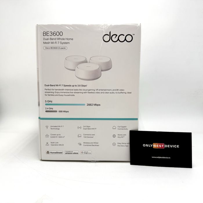 Sistem Wireless Mesh Gigabit TP-LINK Deco BE3600