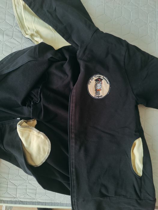 Униформена блуза с качулка 112ОУ