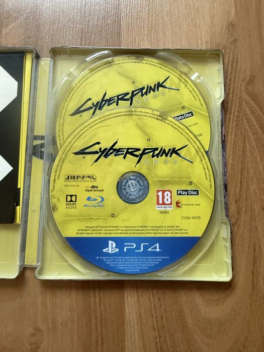 Cyberpunk 2077 steelbook PS4 Playstation 4