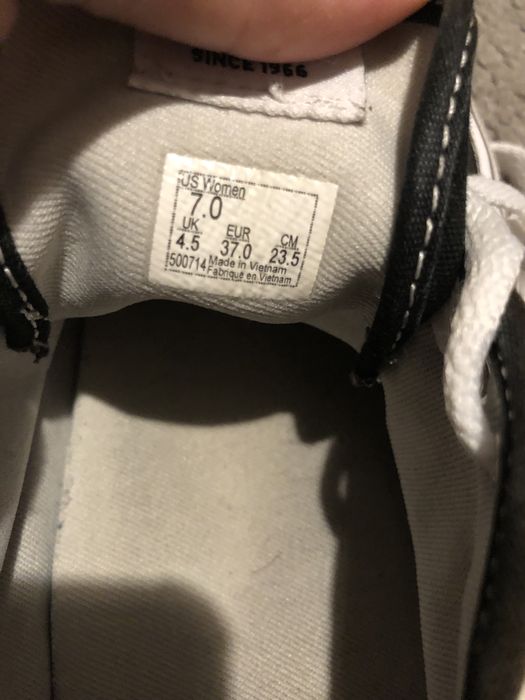 Vans din panza negri