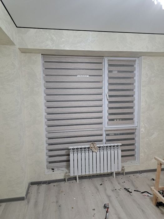 Ролл шторы. Все виды. Римский шторы .дикей тюль. День и ночь