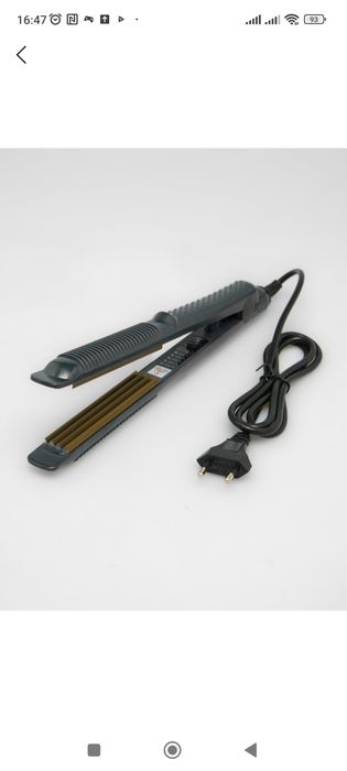 Утюжок для волос, гофра