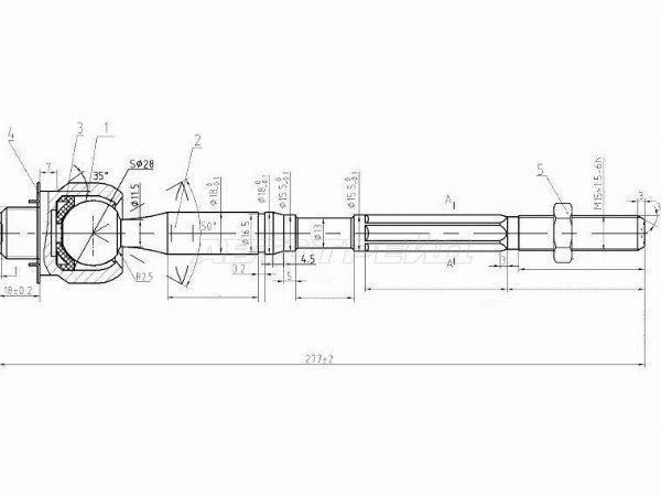 Рулевая тяга Toyota 4runner