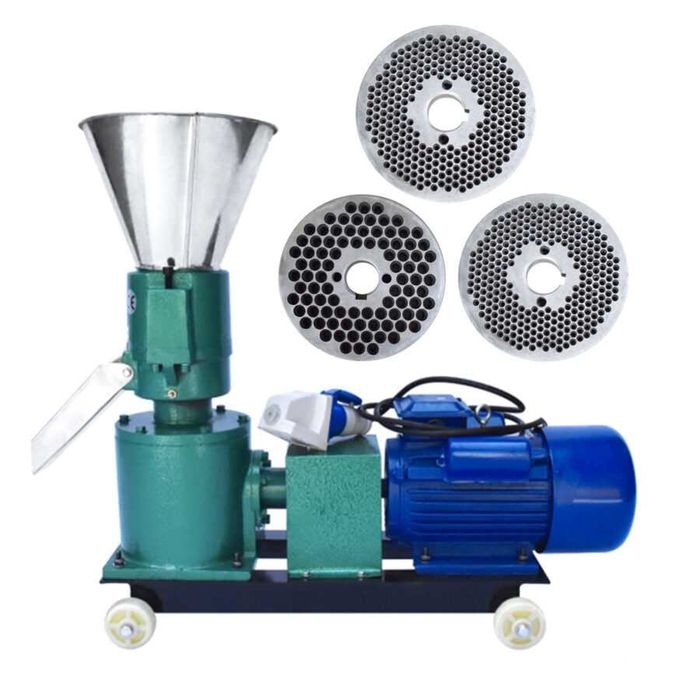 Granulator furaje KL-120, motor inclus 3 kW/220V, 3 matrite incluse NOU