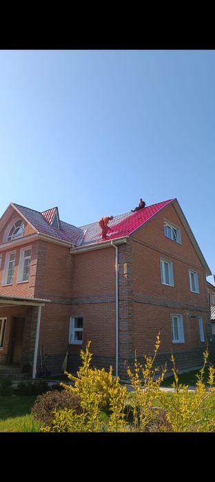 Покраска крыш,фасадов