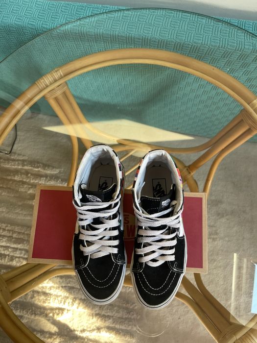 VANS Sk8-Hi “Floral Checkboard”