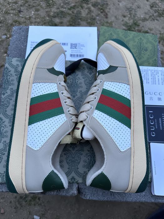 Gucci canvas shoes