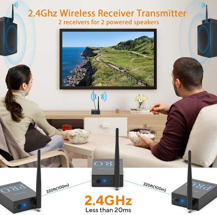 Transmitator si receptoare audio 1Mii 3 in 1