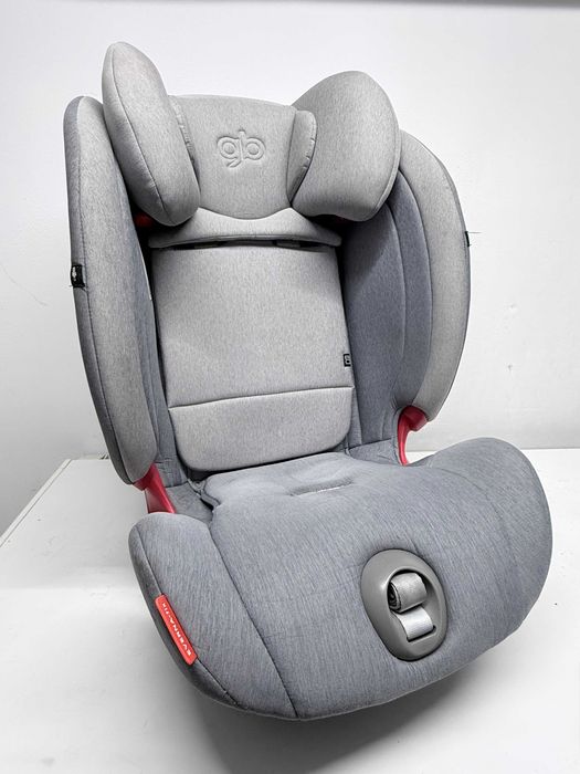 Scaun auto copii cu Isofix GB Everna-Fix London Grey, 9 luni - 12 ani