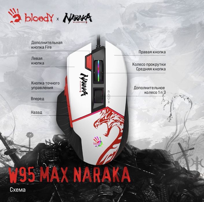 Naraka komplekt mishka klaviatura