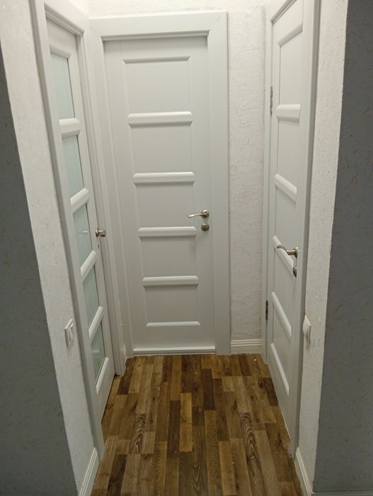 Покраска двери лестница окна выходной дверь