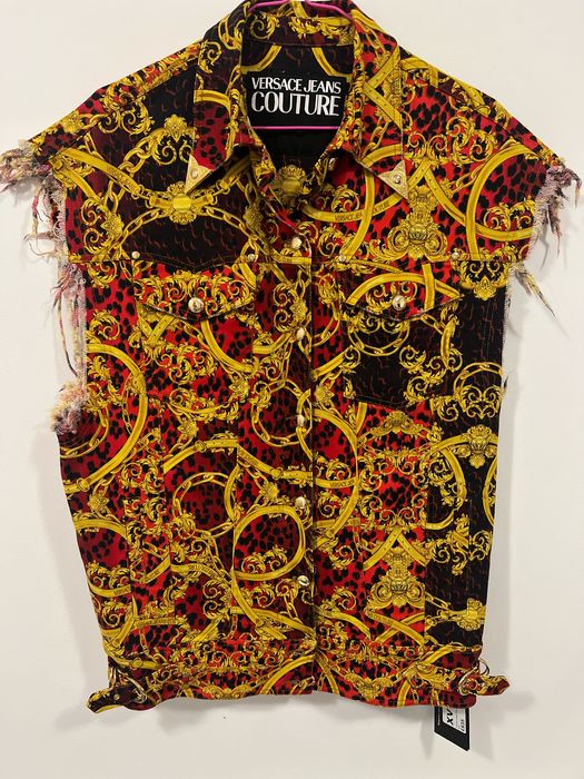 Мъжки дънков елек Versace Jeans Couturre