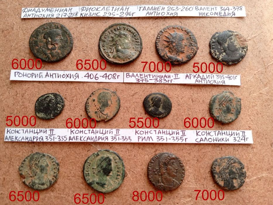 Монеты древнего Рима