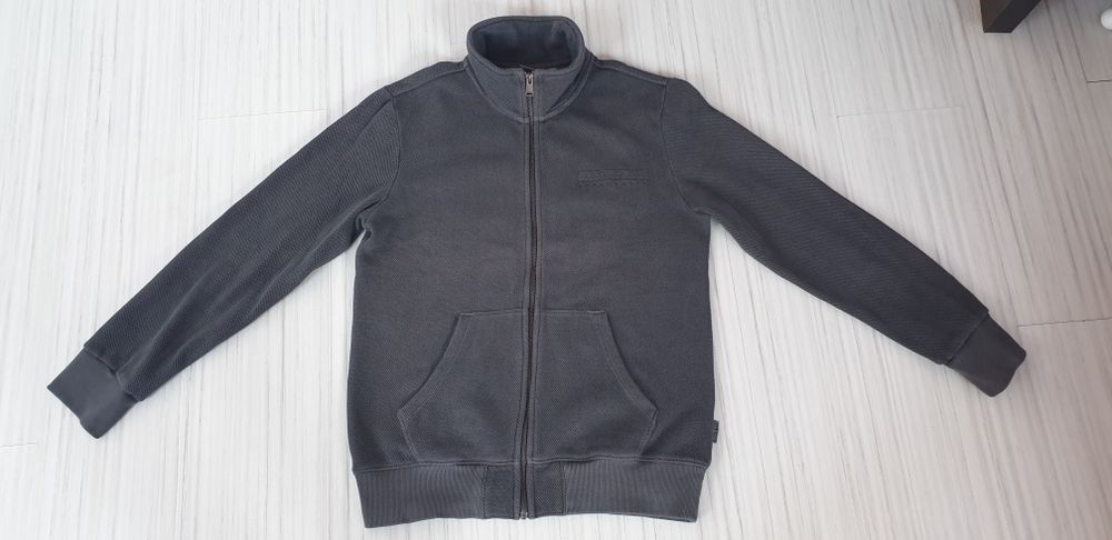 Napapijri Cotton Cardigan Knitted Full Zip / M ОРИГИНАЛ! Мъжка с цял ц