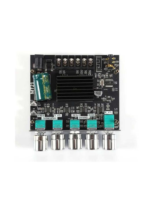 Усилитель звука, колонок, мощности 2.1, 100Вт, Bluetooth, ZK-MT21