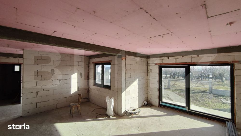Casa individuala pe parter, Danila, 1300 mp teren, 4 camere