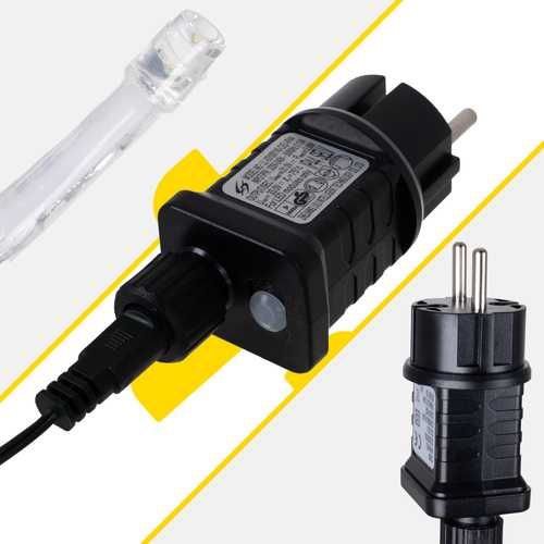 Коледни лампички за външен монтаж / Външни коледни лампички завеса-15м