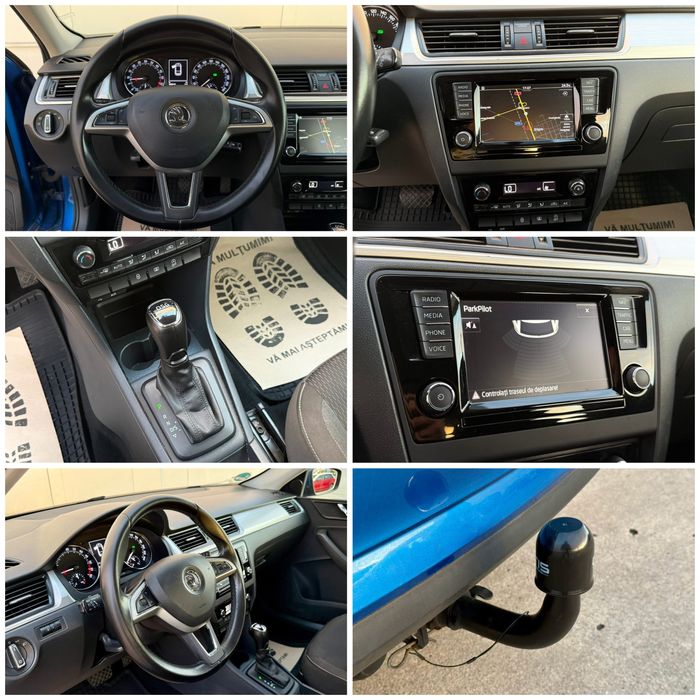 Skoda Rapid 1.4 TDI 90 Cp 2016 Euro 6 Automata | Navi | Climatronic | Senzori | RAR Efectuat |