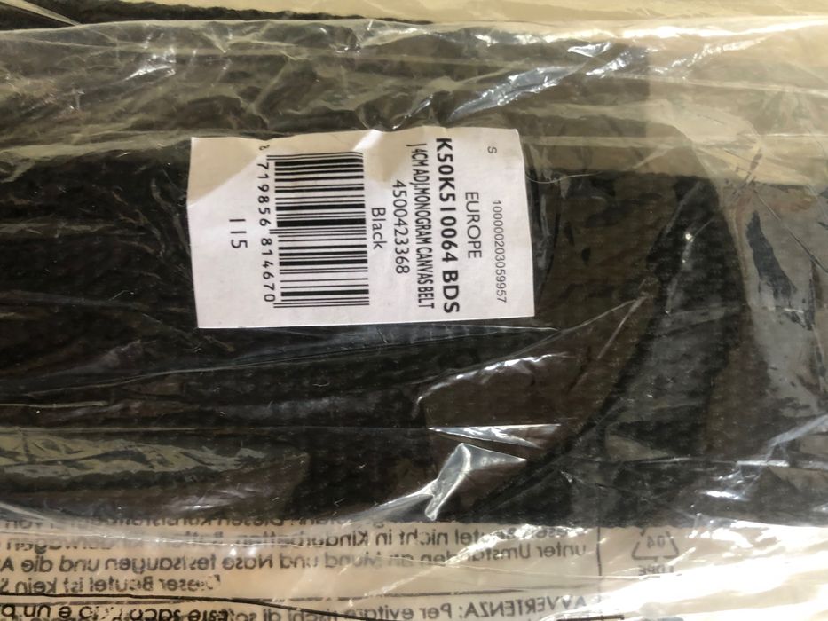 Мъжки колан на Calvin Klein