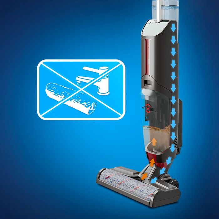 Atvel F 16 моющий безпроводной пылесос