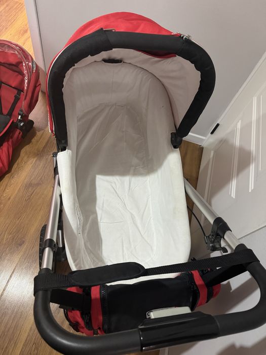 Детская коляска 2 в 1 (люлька + прогулочный блок)