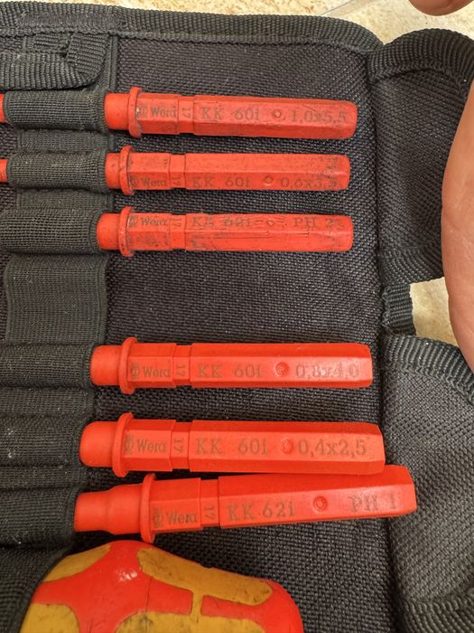 Trusa surubelnite electrician  Wera