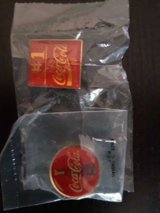 Кока Кола Значки КОМПЛЕКТ /Чаша порцелан Coca-Cola