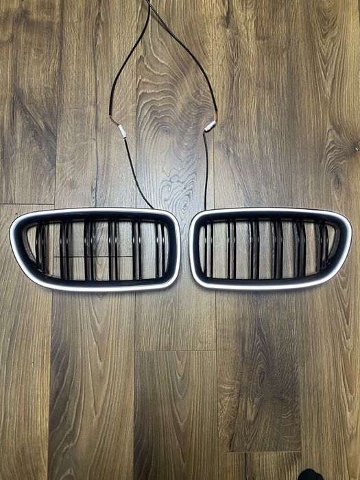 Grila iluminata led bmw seria 5 f10 f11 f18 2010-2017
