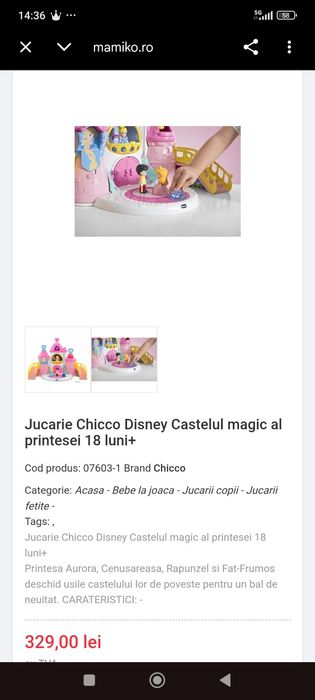 Castel muzical Chicco