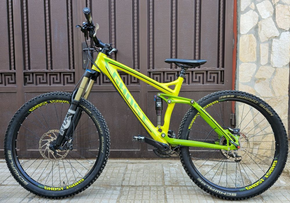 Ghost AMR 27.5 Full Fox 34 2x11 XT M размер рамка Дропер работещ Проходни оси