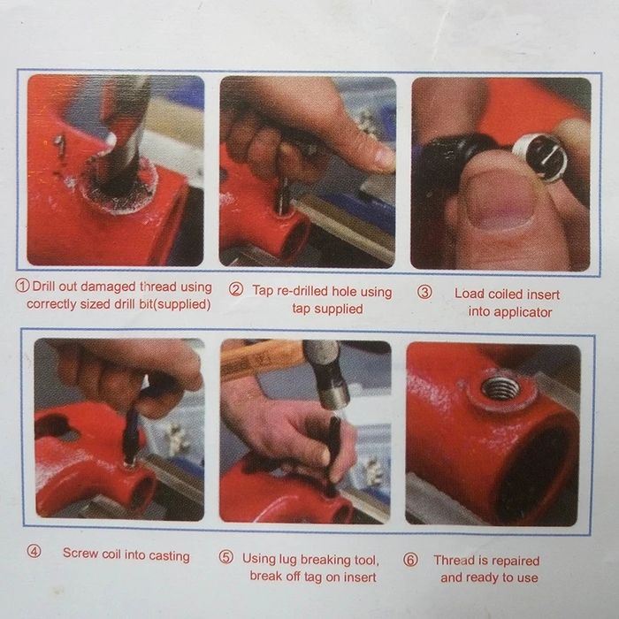 ПРОМО Комплект  възстановяване на резби резбови втулки резбова втулка