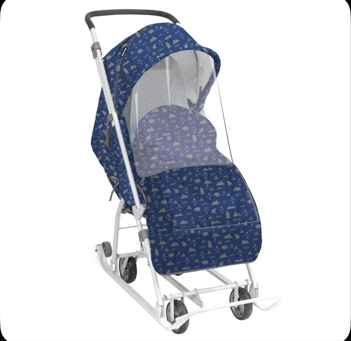 Новая коляска-санки Nika Kids